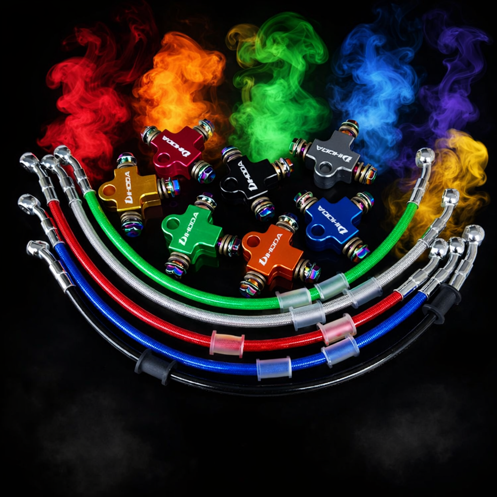 Connecteur hydraulique double étrier de frein RPM