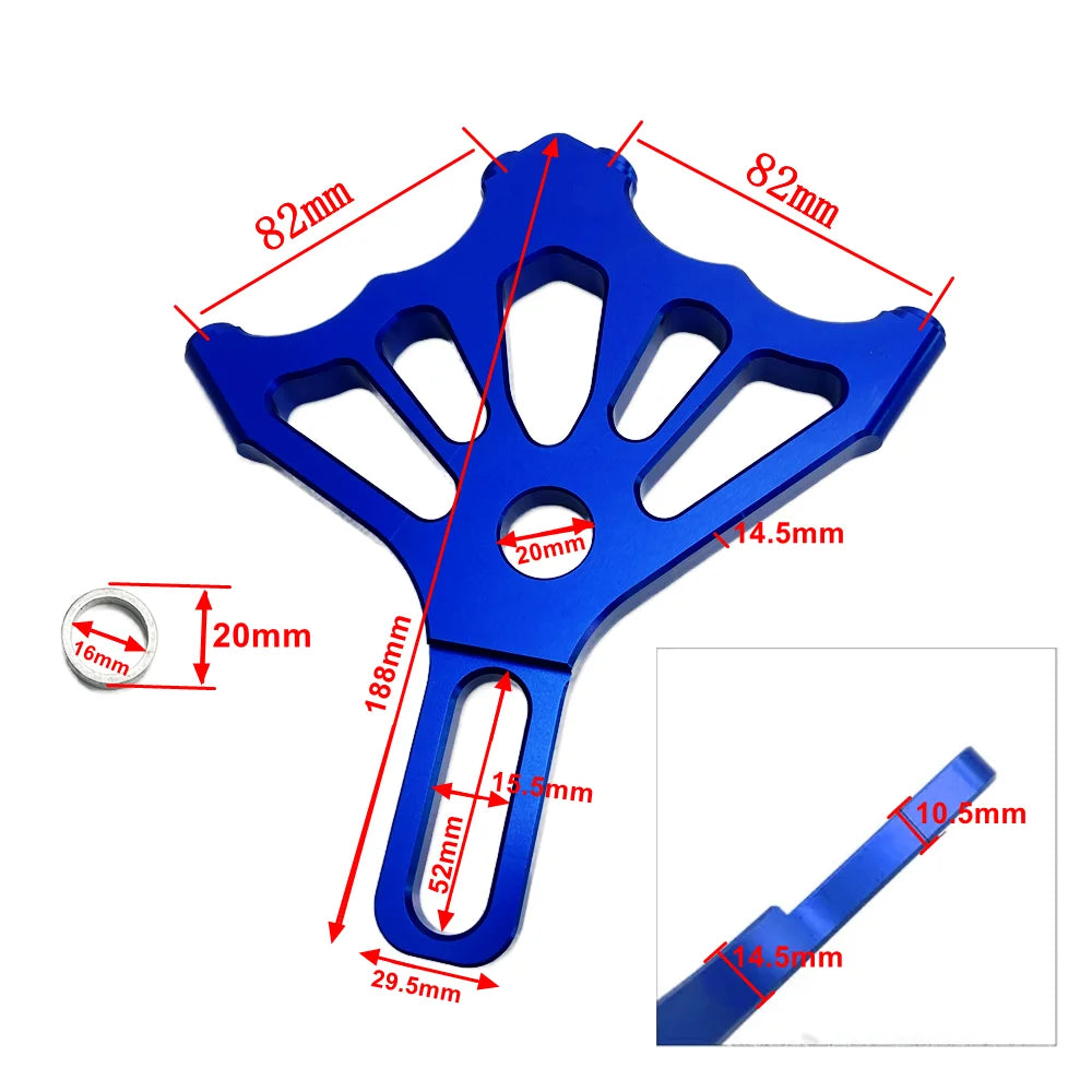 Patte double étrier arrière RPM