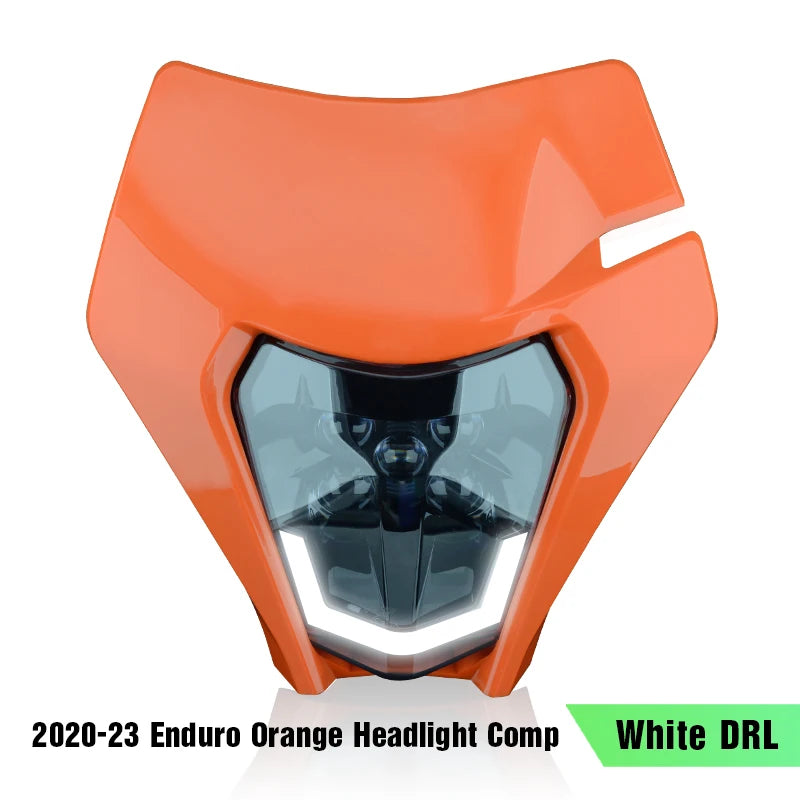 Plaque phare KTM EXC led Bleu/Rouge/Blanc