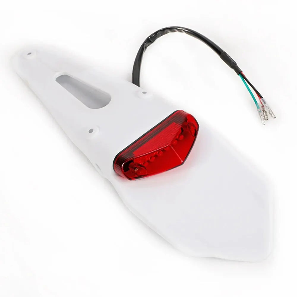 Support de plaque avec feux arrière