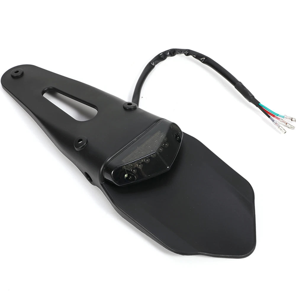 Support de plaque avec feux arrière