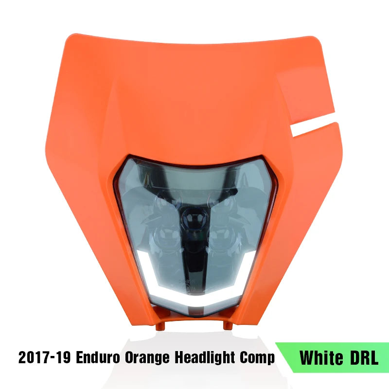 Plaque phare KTM EXC led Bleu/Rouge/Blanc